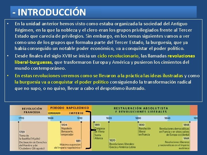 - INTRODUCCIÓN • • • En la unidad anterior hemos visto como estaba organizada