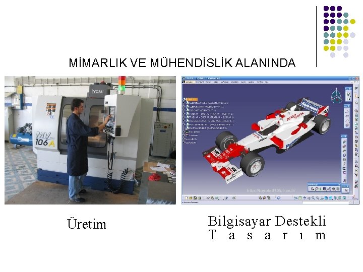 MİMARLIK VE MÜHENDİSLİK ALANINDA Üretim Bilgisayar Destekli T a s a r ı m