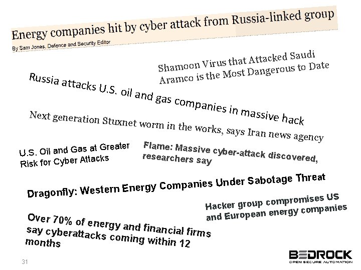 Russia a ttacks U . S. oil an audi S d e k c