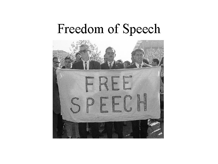 Freedom of Speech 