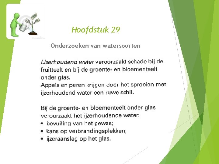 Hoofdstuk 29 Onderzoeken van watersoorten 