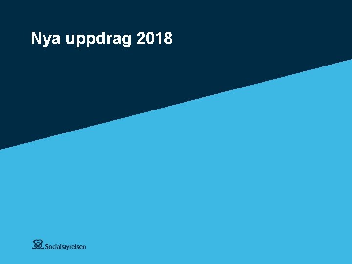 Nya uppdrag 2018 