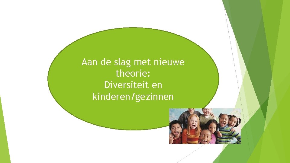 Aan de slag met nieuwe theorie: Diversiteit en kinderen/gezinnen 