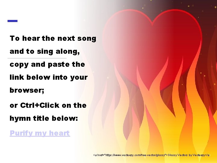 To hear the next song and to sing along, copy and paste the link