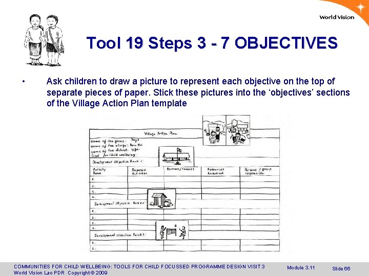 Tool 19 Steps 3 - 7 OBJECTIVES • Ask children to draw a picture