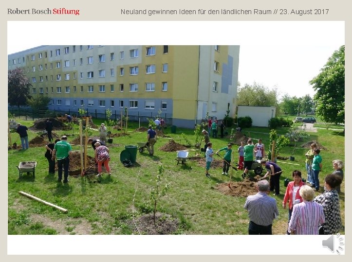Neuland gewinnen Ideen für den ländlichen Raum // 23. August 2017 