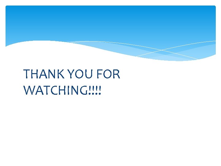 THANK YOU FOR WATCHING!!!! 