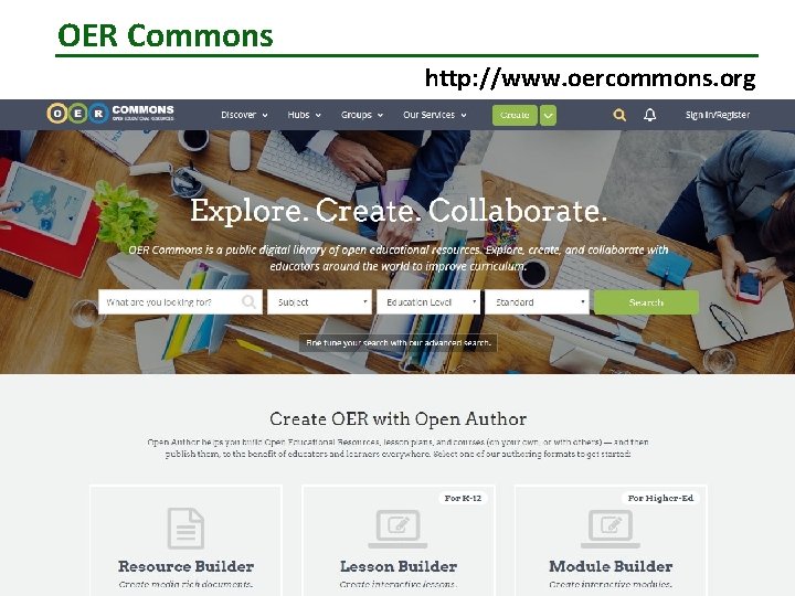 OER Commons http: //www. oercommons. org 