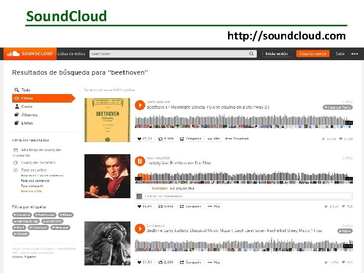 Sound. Cloud http: //soundcloud. com 