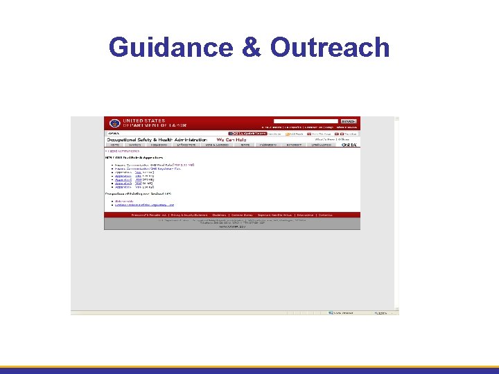 Guidance & Outreach 