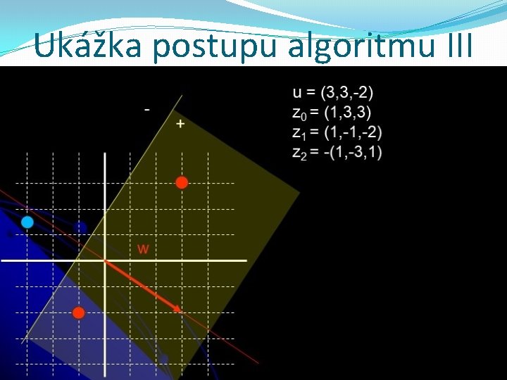 Ukážka postupu algoritmu III Rozpoznávanie obrazcov 2019 -20 31 