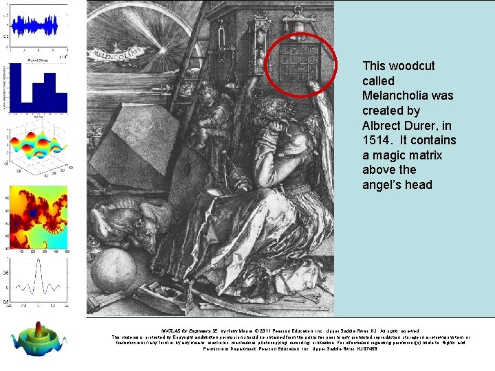 This woodcut called Melancholia was created by Albrect Durer, in 1514. It contains a This woodcut called Melancholia was created by Albrect Durer, in 1514. It contains a
