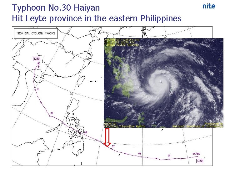 Typhoon No. 30 Haiyan Hit Leyte province in the eastern Philippines ２５日 ０９時 ２０日