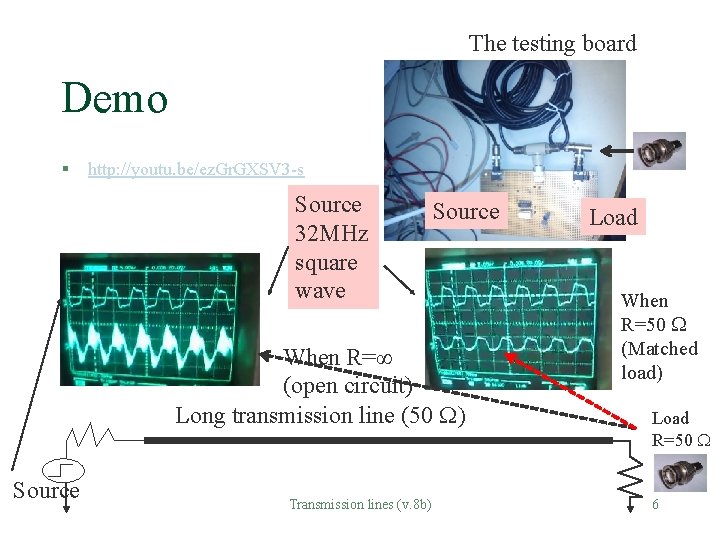 The testing board Demo § http: //youtu. be/ez. Gr. GXSV 3 -s Source 32