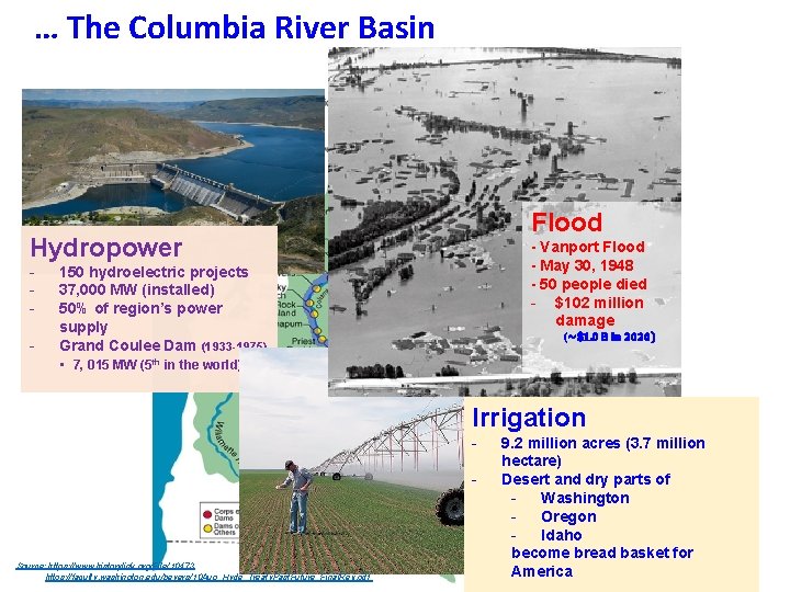 … The Columbia River Basin Flood Hydropower - - Vanport Flood - May 30,