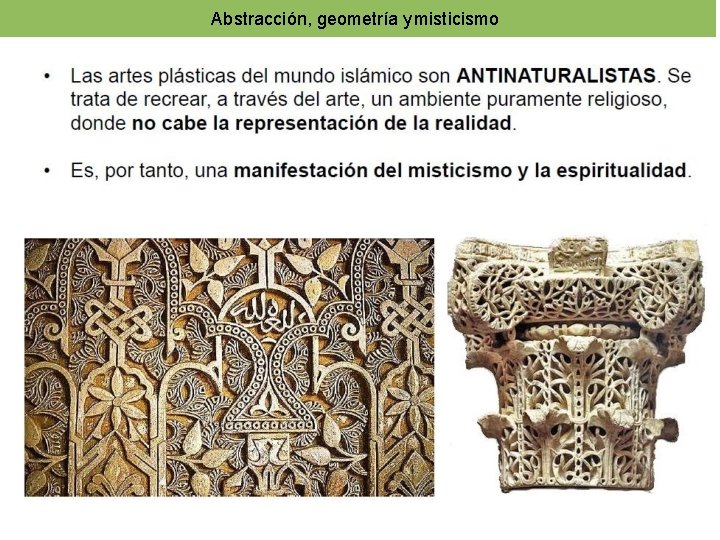 Abstracción, geometría y misticismo 