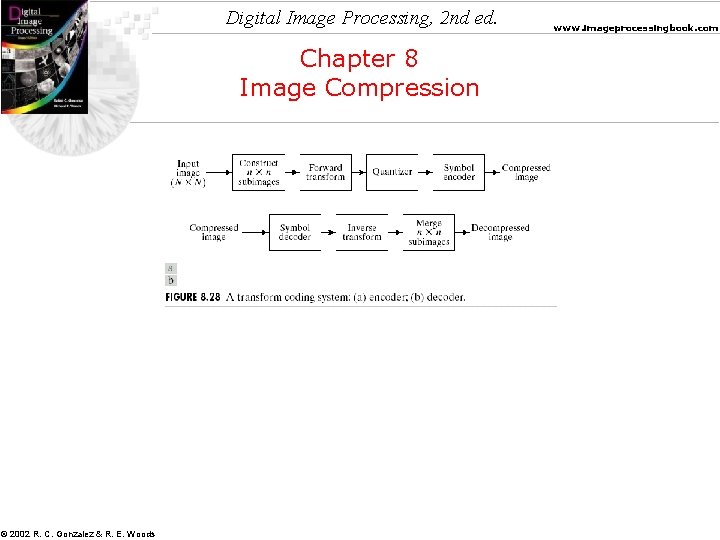 Digital Image Processing, 2 nd ed. Chapter 8 Image Compression © 2002 R. C.