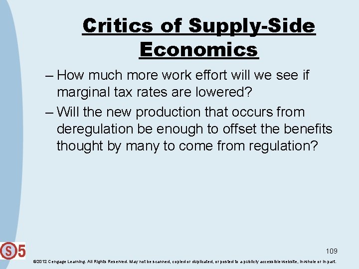 Critics of Supply-Side Economics – How much more work effort will we see if