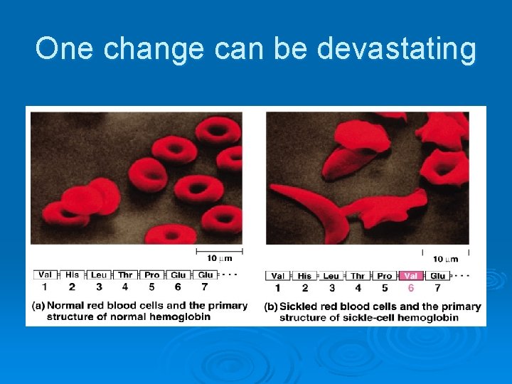 One change can be devastating 