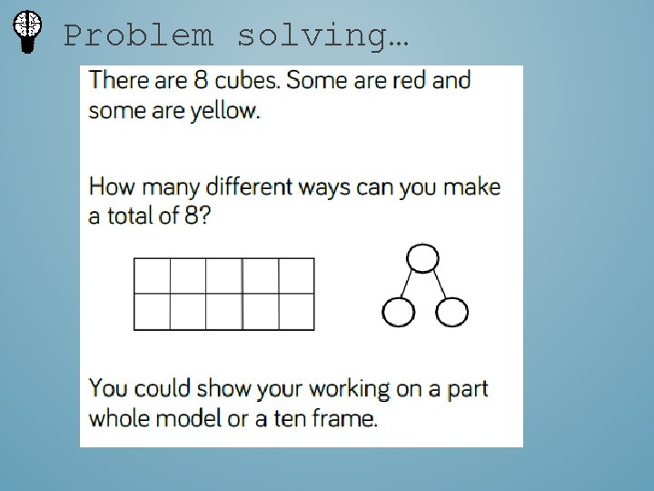 Problem solving… 