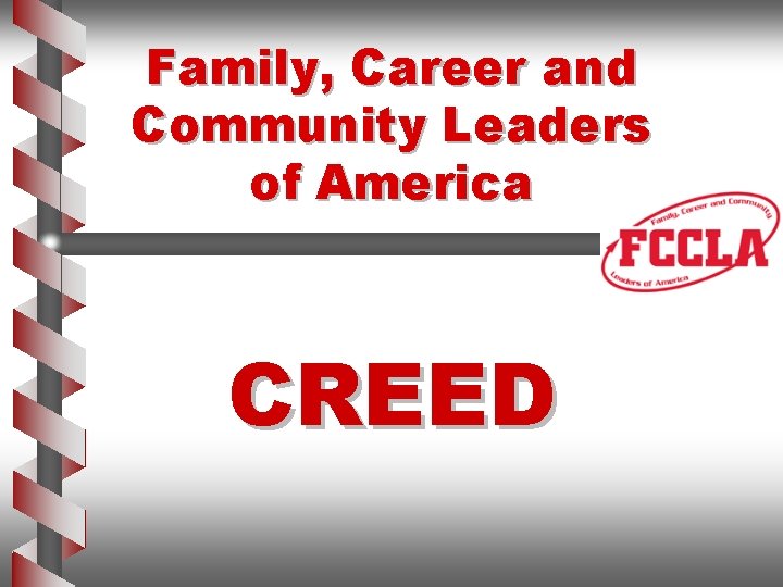 Family, Career and Community Leaders of America CREED 