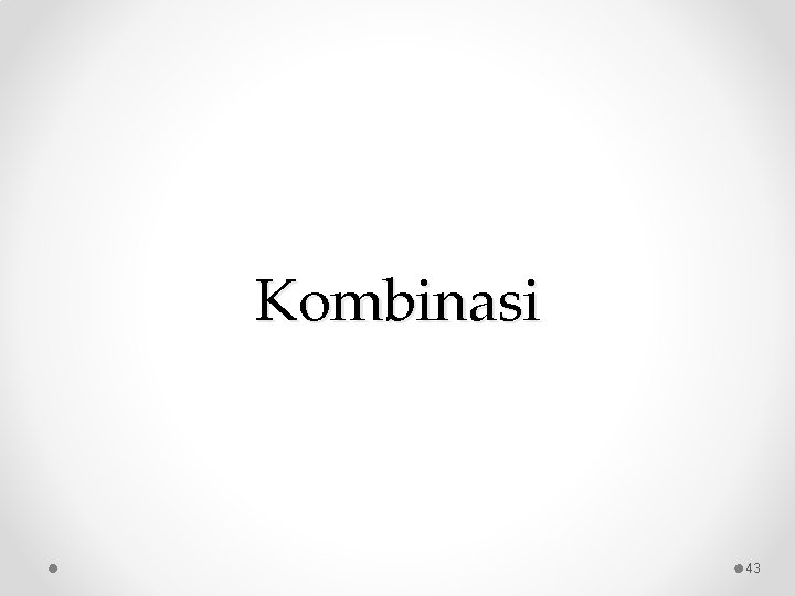 Kombinasi 43 
