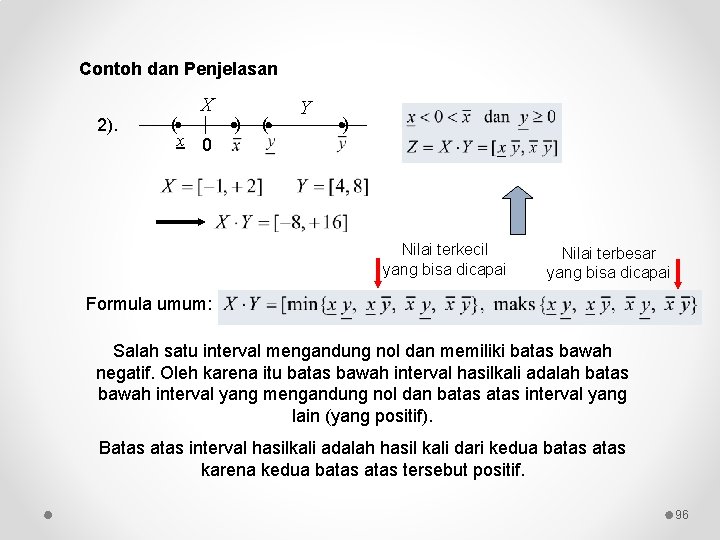 Contoh dan Penjelasan X 2). ( x 0 ) ( Y ) Nilai terkecil