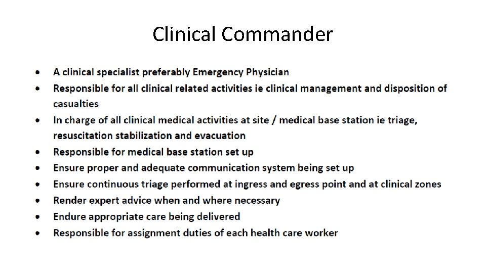 Clinical Commander 