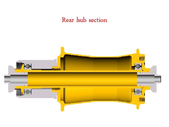 Rear hub section 