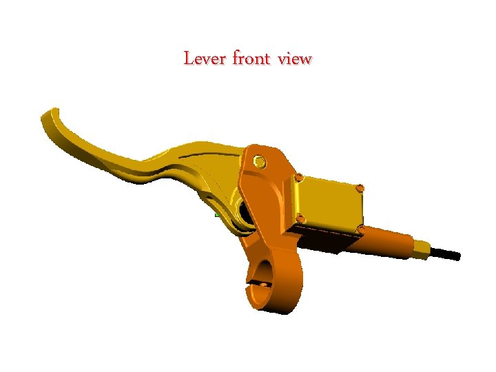 Lever front view 