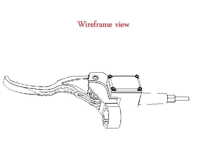 Wireframe view 