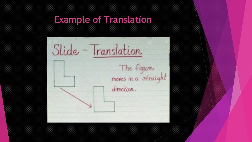 Example of Translation 