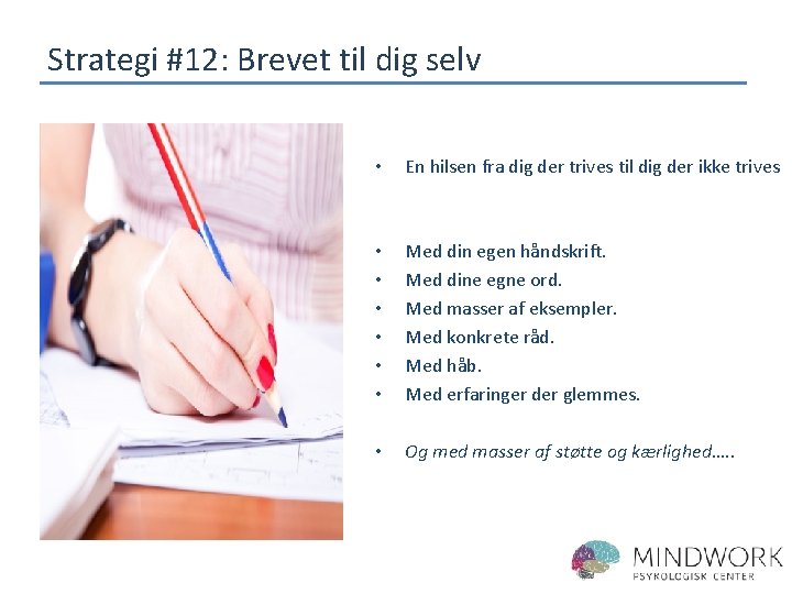 Strategi #12: Brevet til dig selv • En hilsen fra dig der trives til