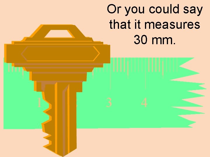Or you could say that it measures 30 mm. 1 2 3 4 