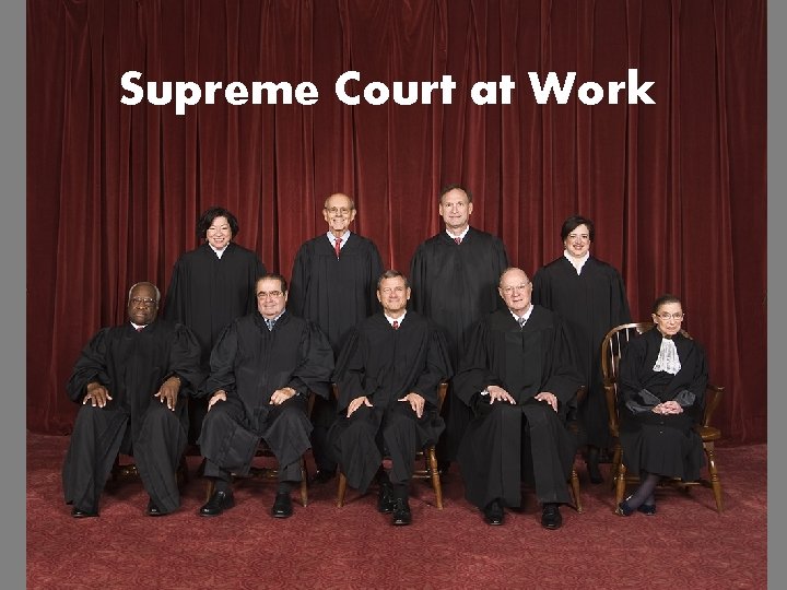 Supreme Court at Work 