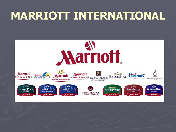 MARRIOTT INTERNATIONAL 