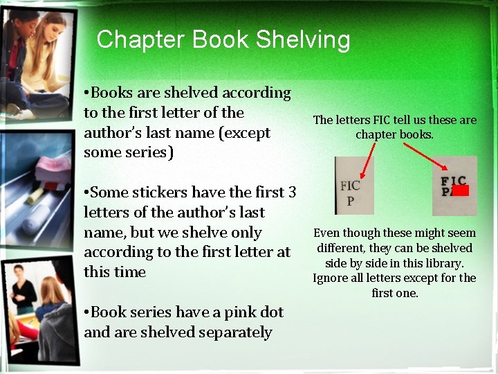 Basic Shelving in the Library Easy Shelves Books