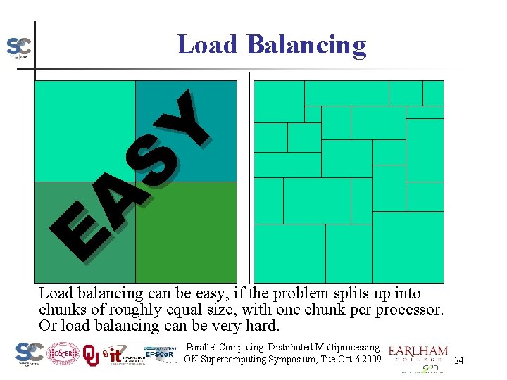 E A S Y Load Balancing Load balancing can be easy, if the problem