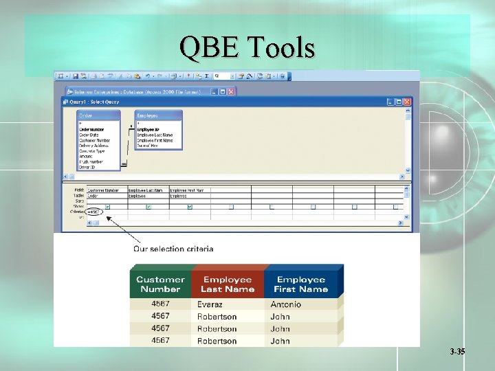 QBE Tools 3 -35 