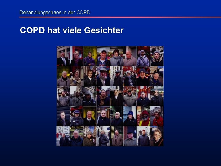 Behandlungschaos in der COPD hat viele Gesichter 