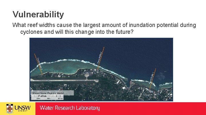 Vulnerability What reef widths cause the largest amount of inundation potential during cyclones and