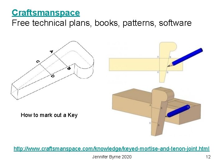 Craftsmanspace Free technical plans, books, patterns, software How to mark out a Key http: