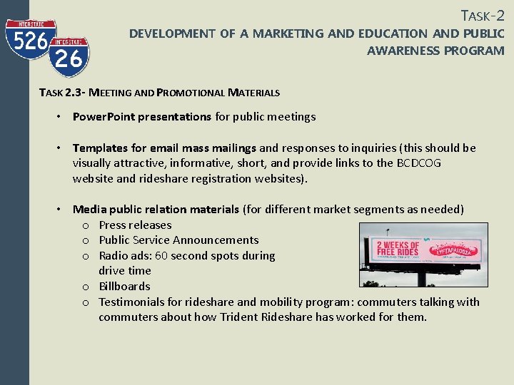 TASK-2 DEVELOPMENT OF A MARKETING AND EDUCATION AND PUBLIC AWARENESS PROGRAM TASK 2. 3