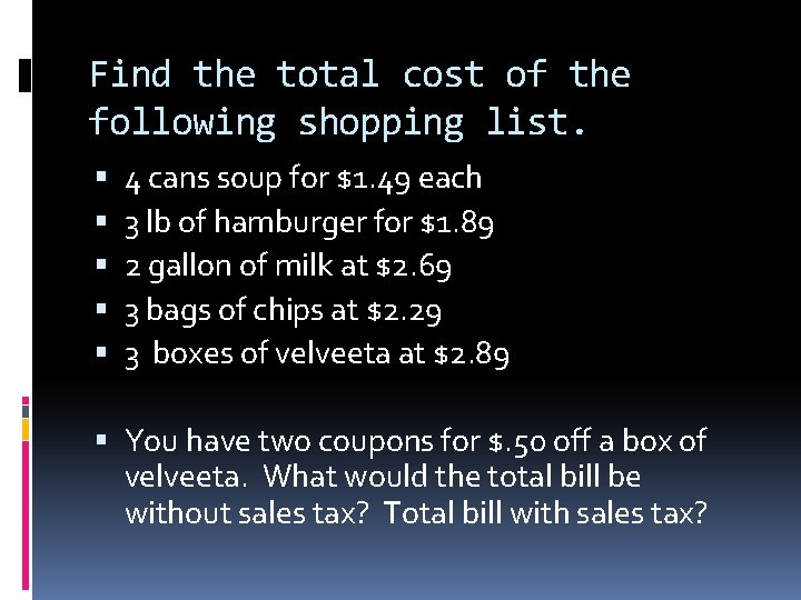 Opening Problems 7 of 350 Find the slope