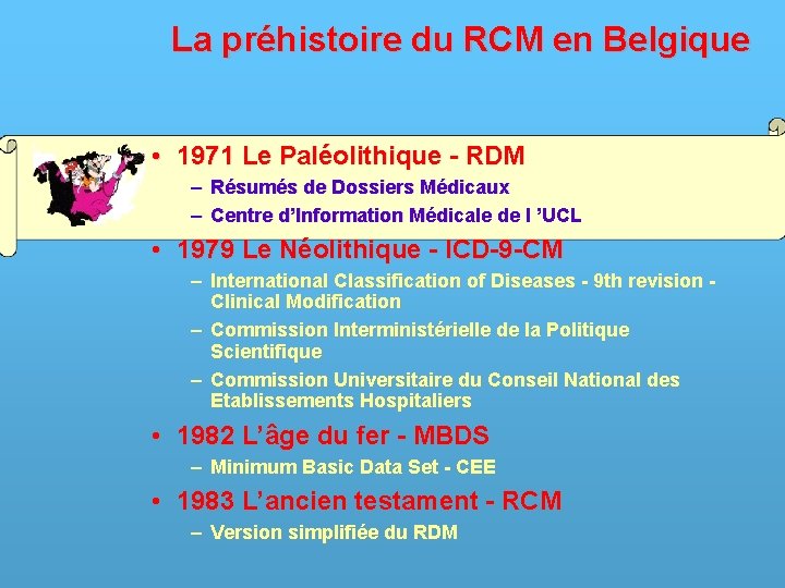 La préhistoire du RCM en Belgique • 1971 Le Paléolithique - RDM – Résumés