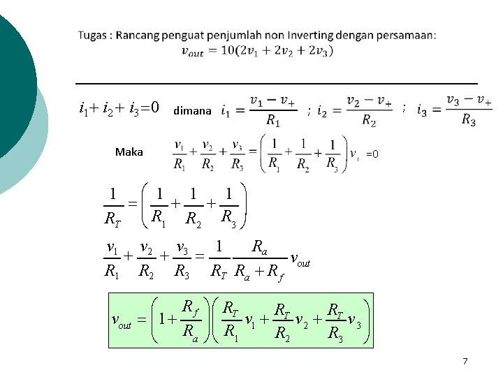 i 1 i 2 i 3 0 dimana ; ; Maka =0 1 1