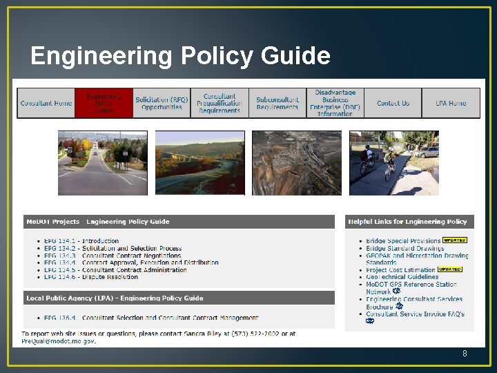 Engineering Policy Guide 8 