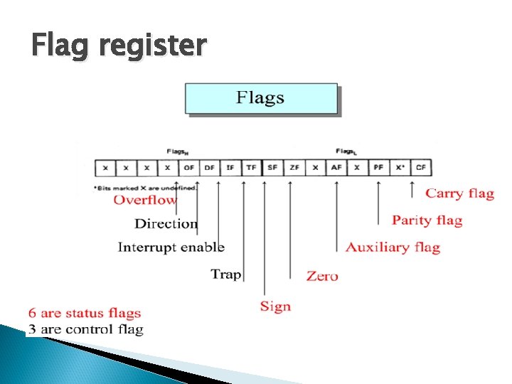 Flag register 