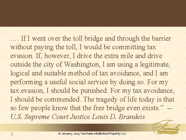 …. If I went over the toll bridge and through the barrier without paying