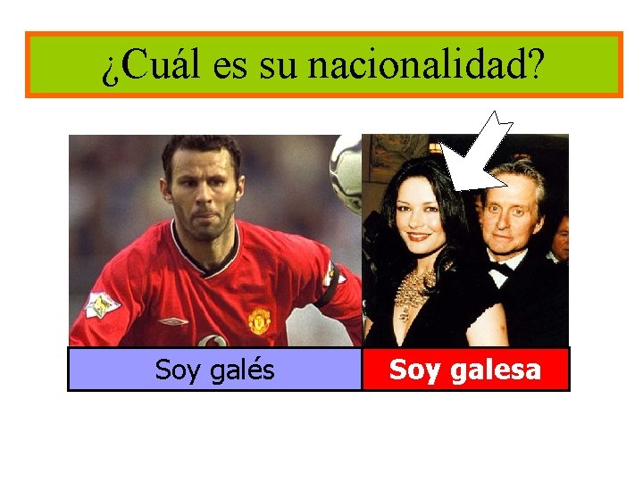 ¿Cuál es su nacionalidad? Soy galés Soy galesa 